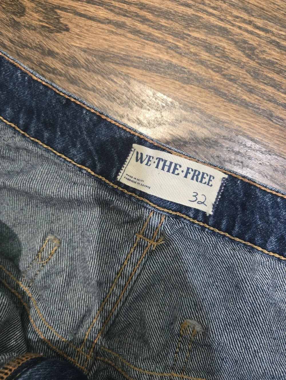 We The Free Tinsley Baggy Jeans Free People NWT Size 32 - Picture 7 of 8